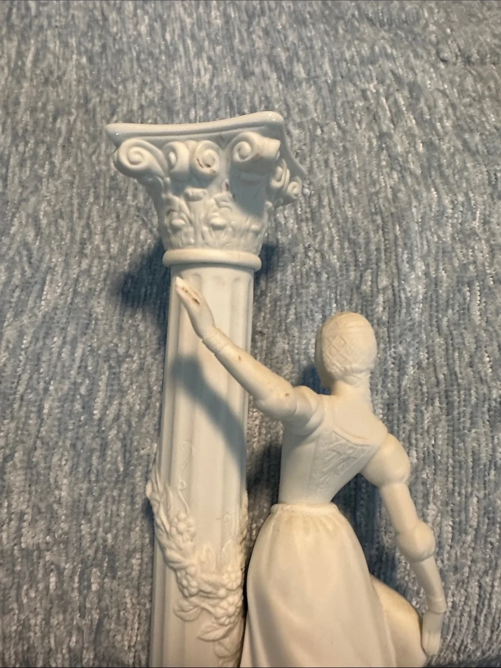 Franklin Mint Porcelain Romeo and Juliet Candlesticks